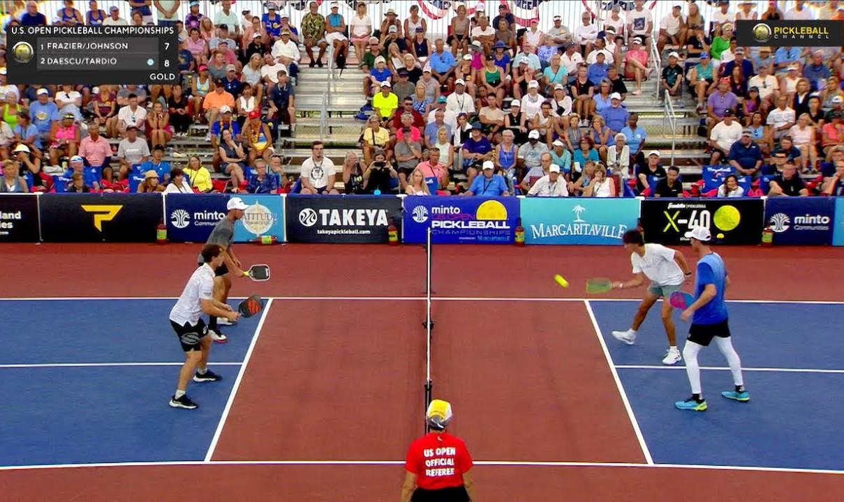 Un match de Pickleball